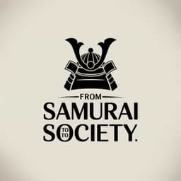 Cover art for From Samurai to Society